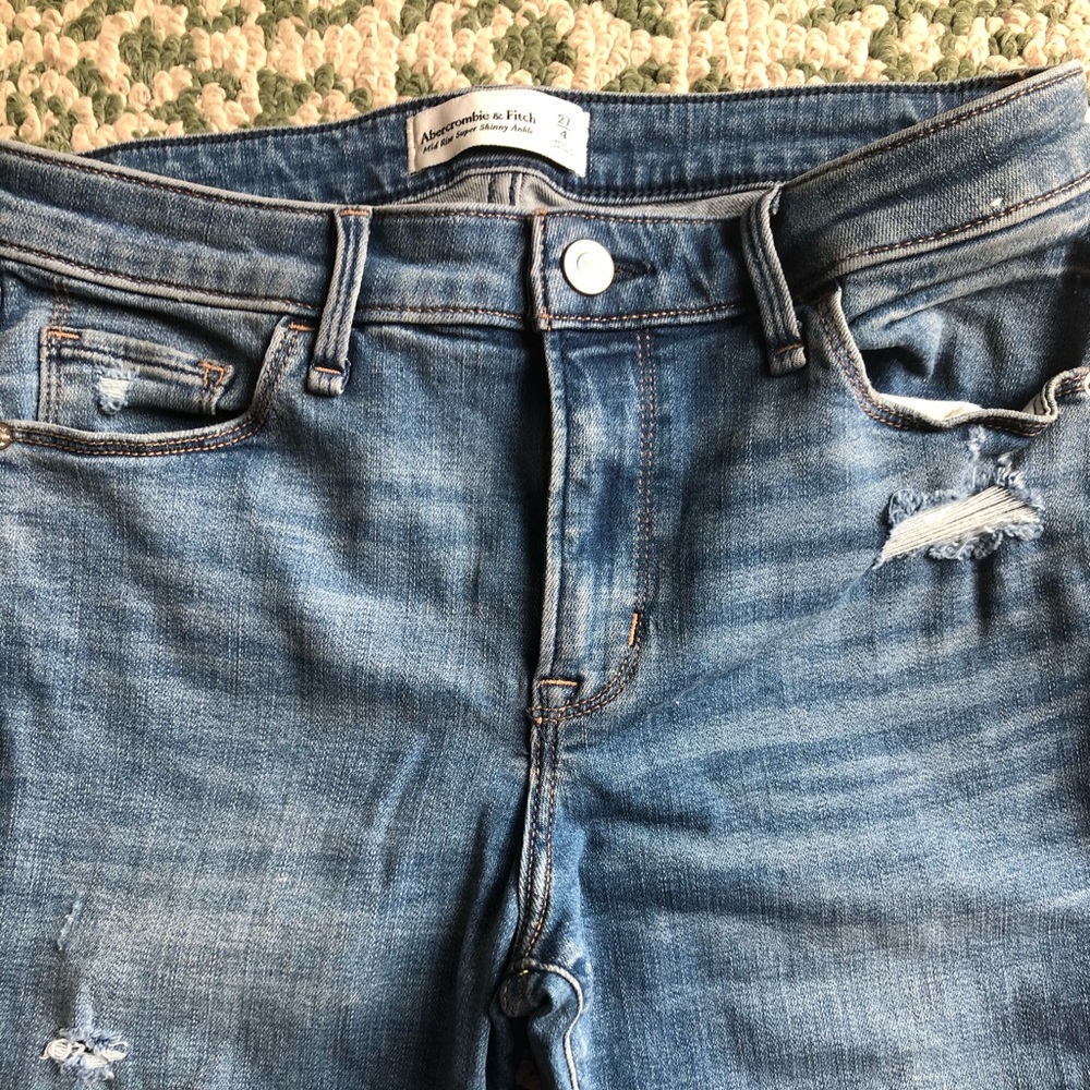 Abercrombie Mid Rise Super Skinny Ankle